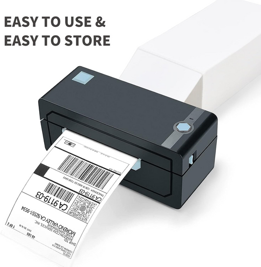 L LIKED 500 Pack 4"x6" (101x152mm) Fanfold Direct Thermal Shipping Labels