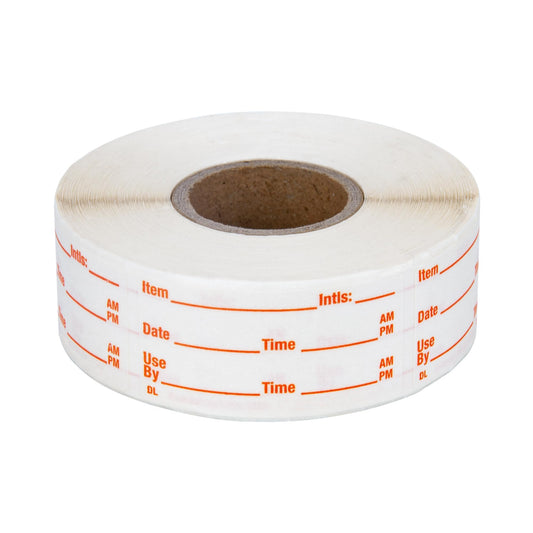 L LIKED Dissolvable Labels Easy Peel Off - Frozen Food Labels Stickers That Leave No Sticky Residue After Use - Perfectly Sized Reusable Fridge Labels 2.54x5.08cm (1 x 2 Inch)